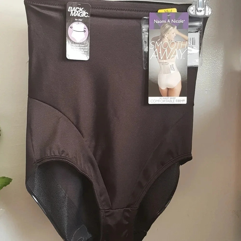 Naomi & Nicole Smooth Away High Waist‎ Brief Black